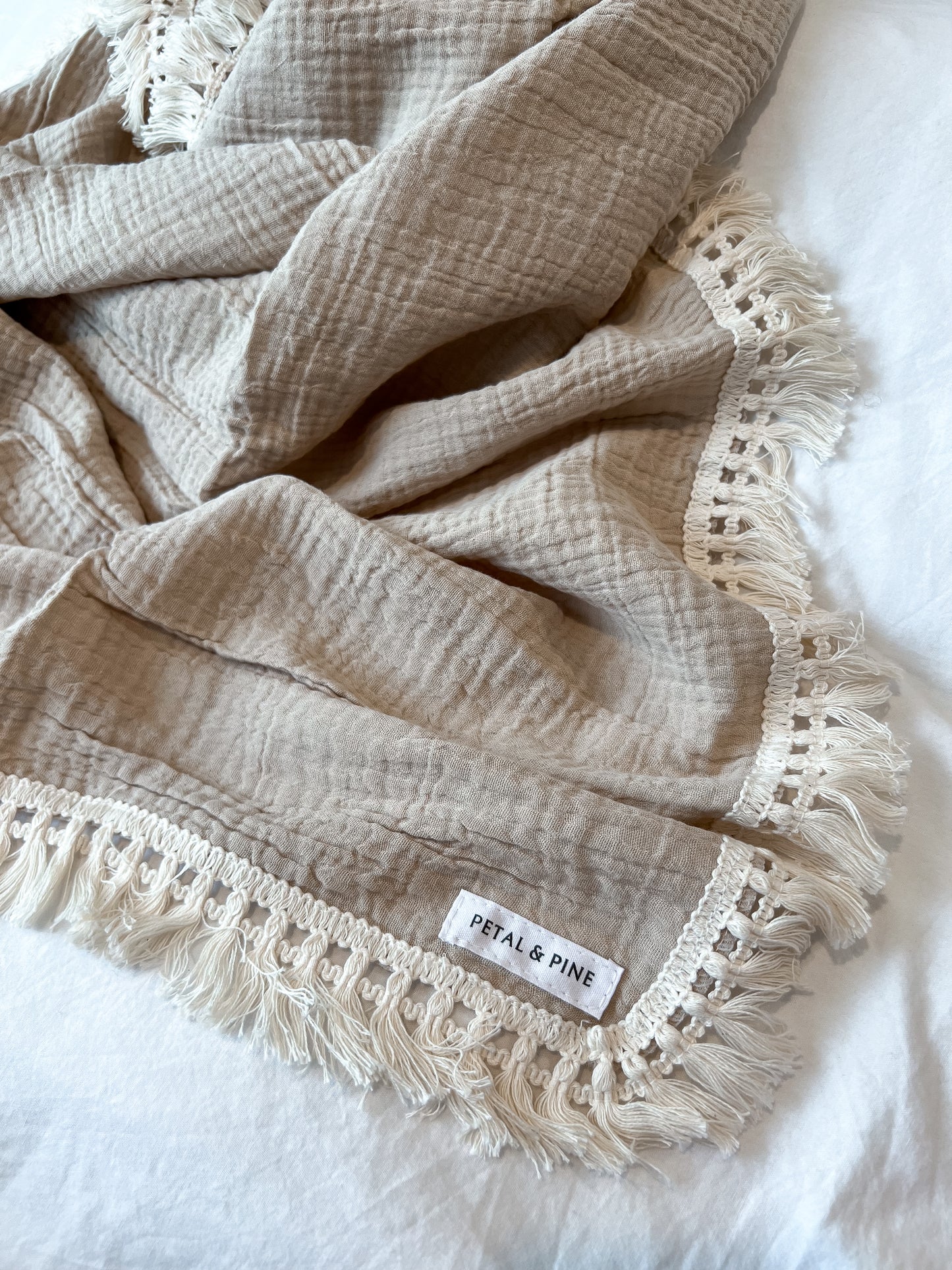 Fringed Baby Swaddle