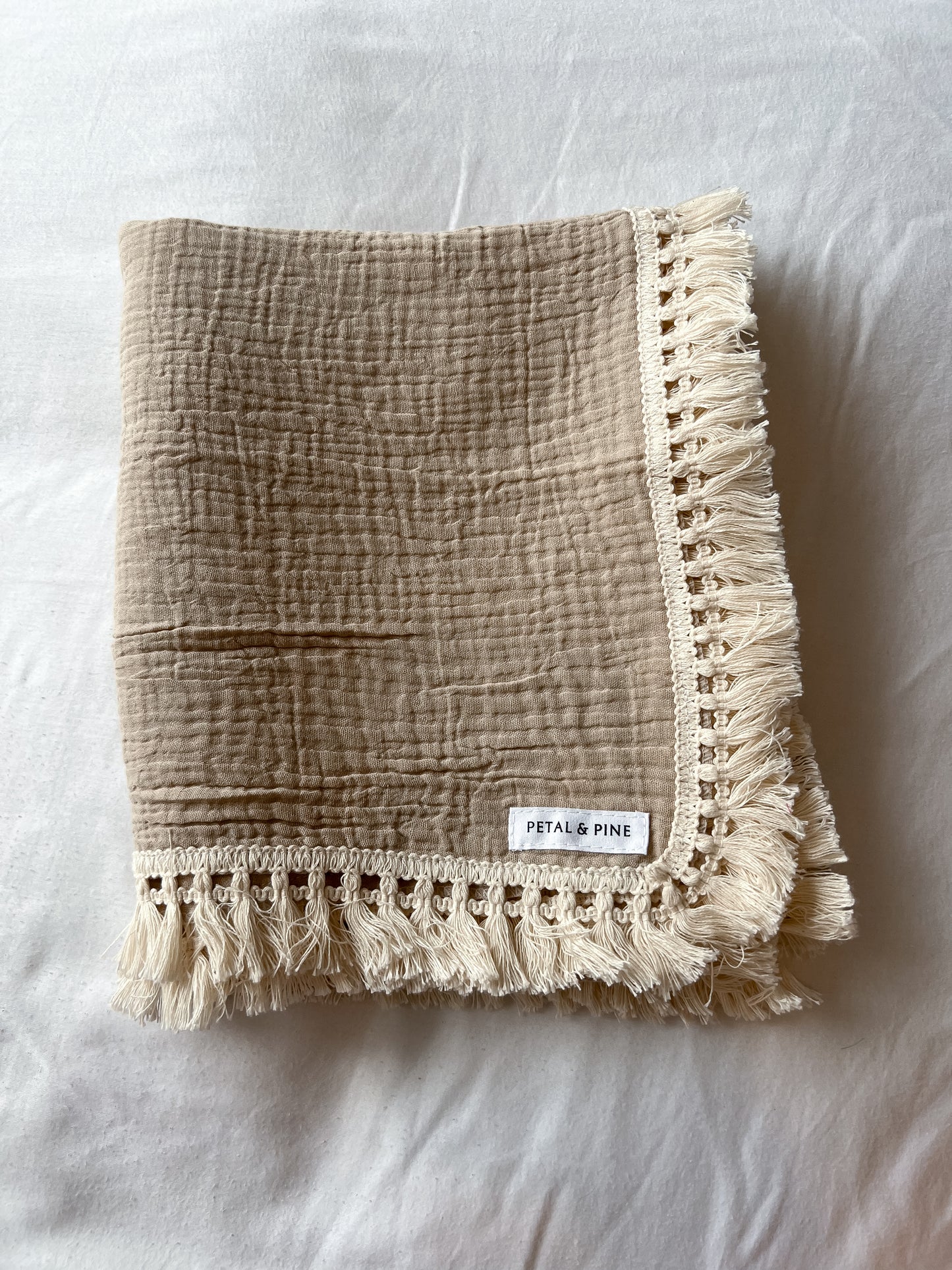 Fringed Baby Swaddle