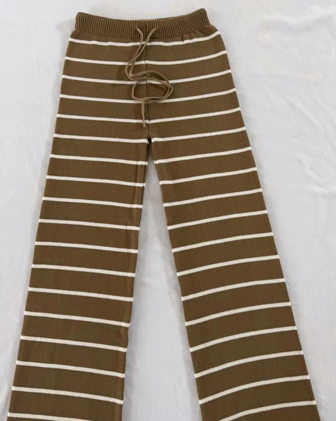 Striped Knit Pants - Adults