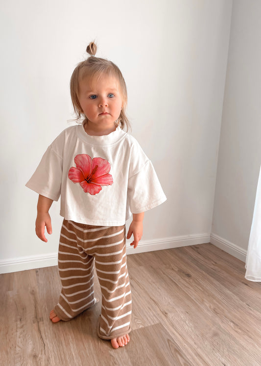 Striped Knit Pants - Kids