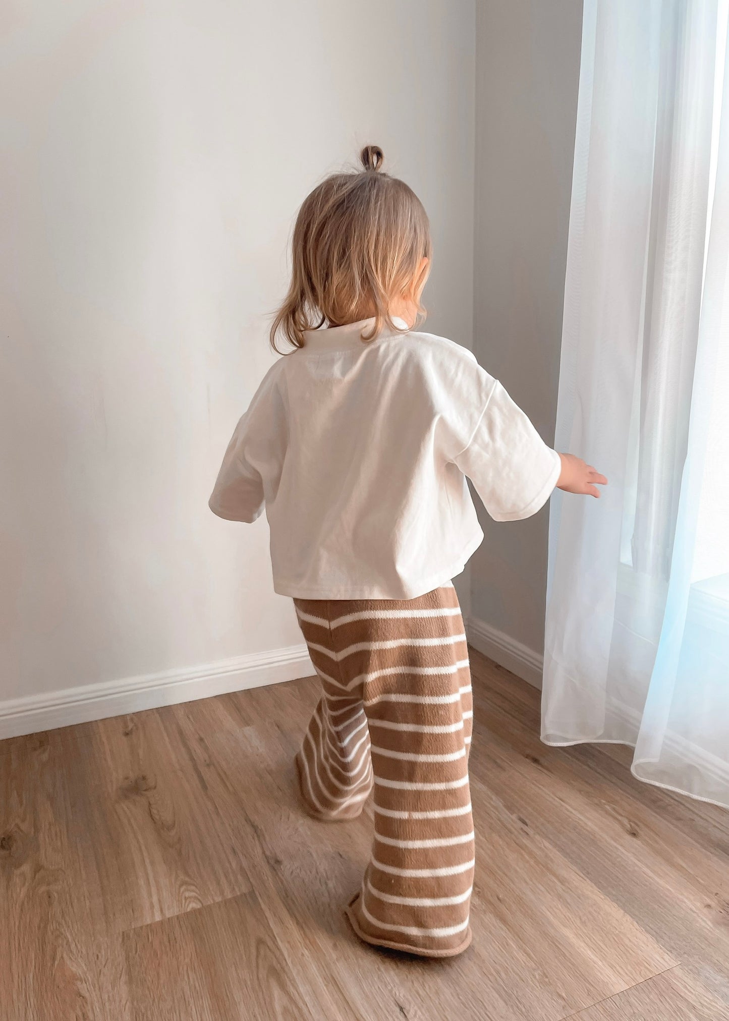 Striped Knit Pants - Kids